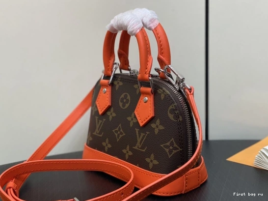 First bag ru VUITTON LOUIS Alma-18*12*8cm Nano 0802